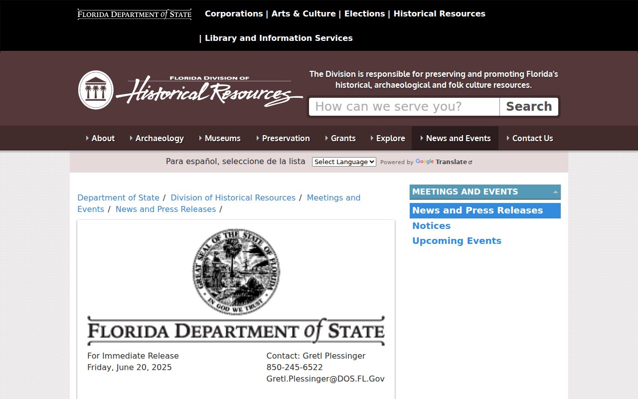 Gainesville previous residents State Archives donation initiative